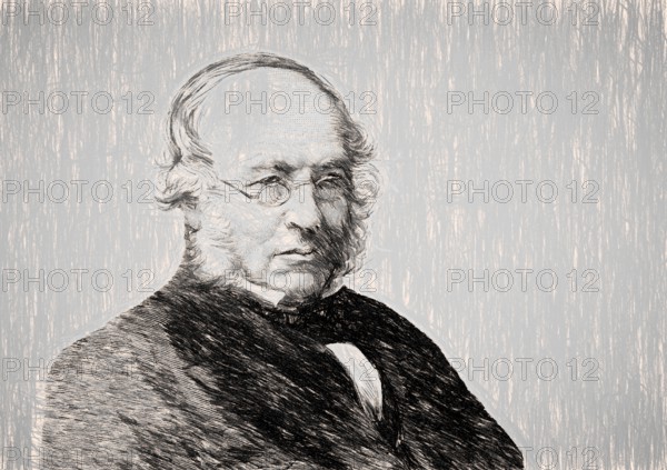 Sir Rowland Hill, 1795-1879, English teacher, inventor and social reformer