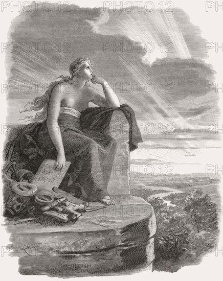 Veleda, Priestess and prophet of the Germanic tribe of the Bructeri