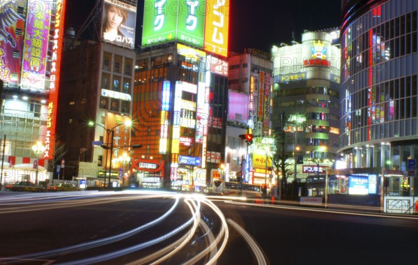 Shinjuku at night (Kabukicho). Shooting Location: Tokyo metropolitan area