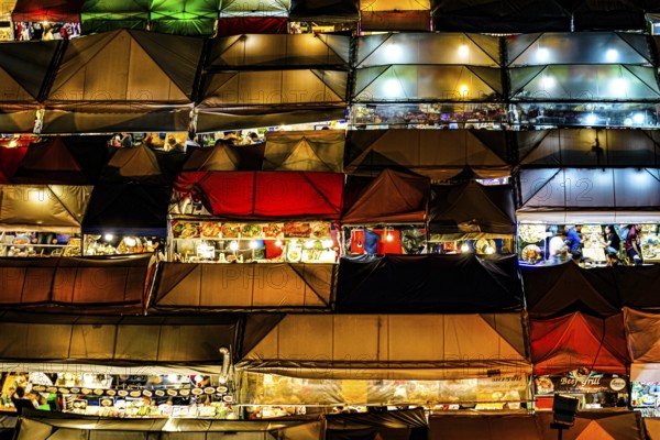 Talat lot Phi Ratchada (night market of Thailand, Bangkok). Shooting Location: Bangkok, Thailand, Asia