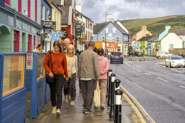 Rainy day, Dingle Town, Dingle Peninsula, County Kerry, Ireland, United Kingdom, Europe