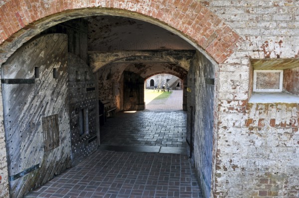The Fort Macon Civil War museum in North Carolina