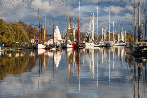 Boats in the museum harbour