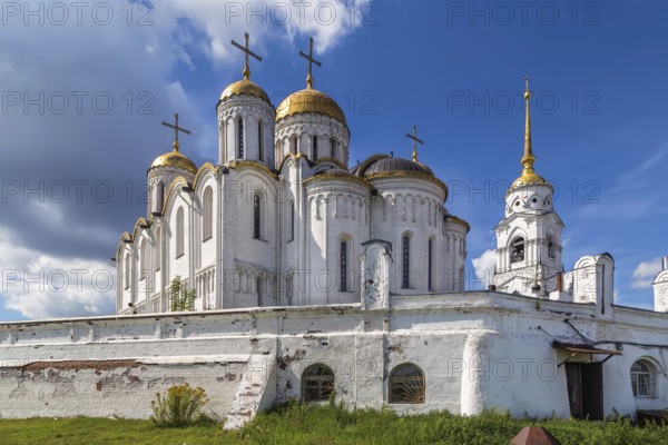 Dormition Cathedral in Vladimir used to be a mother church of medieval Russia in the 13th and 14th centuries