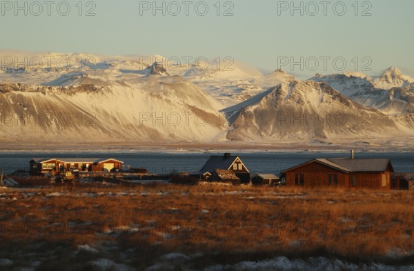 Arnarstapi at the Snäfellsnes Peninsula, Iceland, Europe in Winter, Europe