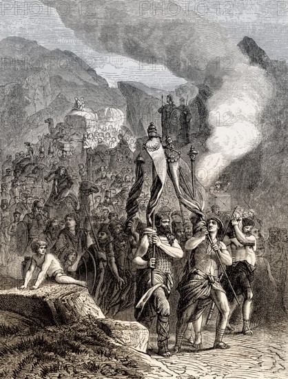 Joshua and the Israelites on the way to the Promised Land, Book of Joshua, Old Testament