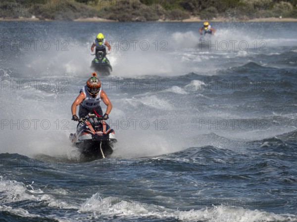 Olbia, Italy - September 16 - 20192 Aquabike world Championship gran prix of Italy