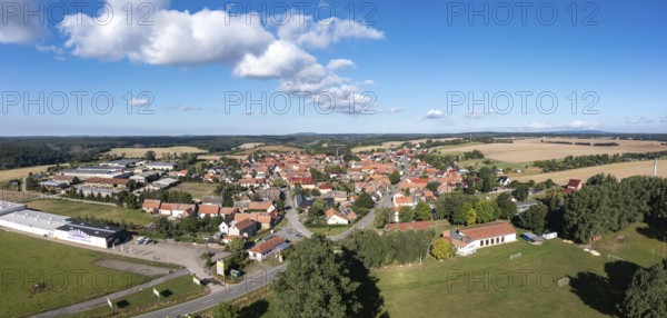 Aerial photographs from Königerode in the Harz Mountains