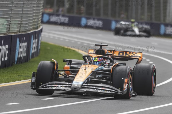 MELBOURNE, AUSTRALIA, APRIL 01: Oscar Piastri of Australia drives the McLaren MCL36 in practice during the 2023 Australian Grand Prix at Albert Park on April 1, 2023 in Melbourne, Australia, Oceania
