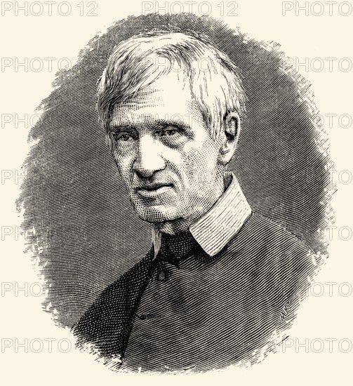 John Henry Cardinal Newman, Cong. Orat., 1801-1890, an important figure in the religious history of England in the 19th century