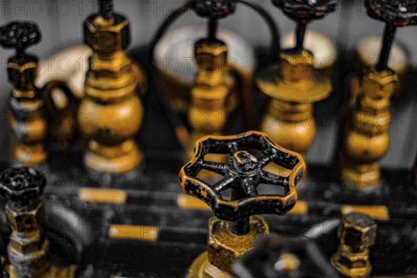 Steam locomotive of the machine room. Shooting Location: Tokyo metropolitan area