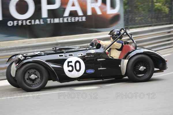 Allard J2 from 1950, Series C, front-wheel drive sports cars 1952-1955, 10th Grand Prix Monaco Historique