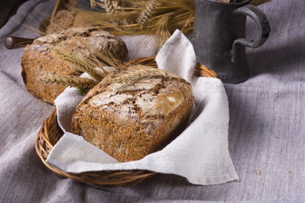 Delicious and healthy homemade wholemeal bread