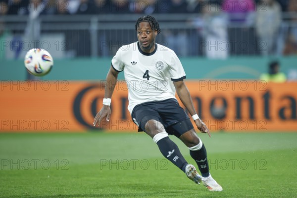 Football, U21, Friendly match, 2024/2025, Germany U21 vs. Spain U21, 25.03.2025, Merck-Stadion am Böllenfalltor, Darmstadt, Germany, Bright Akwo ARREY-MBI (Germany U21, 04) on the ball, Europe