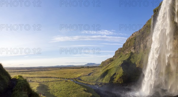 Seljalandsfoss waterfall, South Iceland, Iceland, Europe