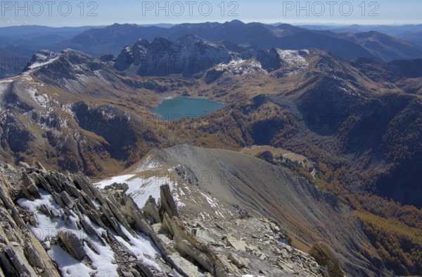 View from Mont Pelat to Lac d'Allos View from Mont Pelat to Lac d'Allos Adobe RGB