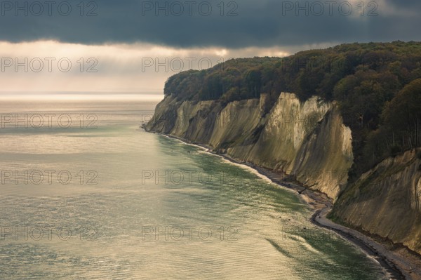 The Baltic coast on the island of Rügen in autumn