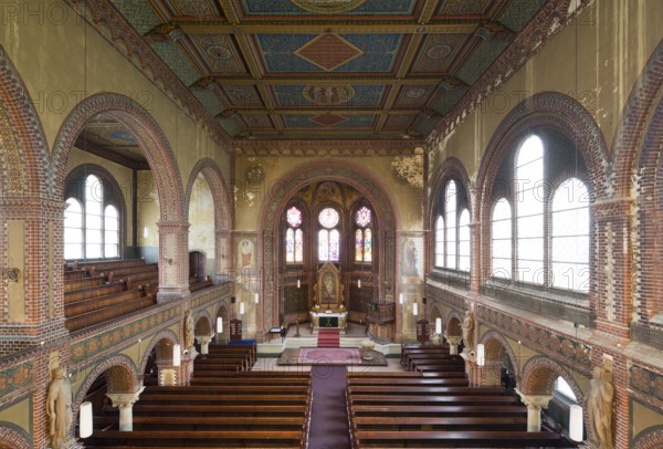 Berlin Prenzlauer Berg, Immanuelkirche, view to the east from the gallery