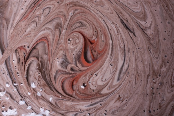 Beautiful abstract art of Ebru marbling painting techniques on water with paints