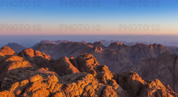 Mount Sinai, Mount Moses in Egypt. Africa