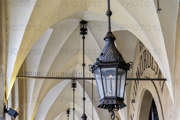 Archway in the Cloth Halls in Krakow in Europe