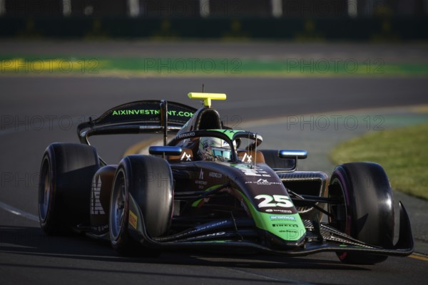 MELBOURNE, AUSTRALIA, MARCH 22: Taylor Barnard of Great Britain and PHM AIX Racing during qualifying at the 2024 Formula 2 Australian Grand Prix at Albert Park in Melbourne, Australia, Oceania