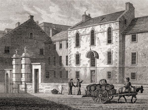 Trades' Maiden Hospital, Edinburgh, Scotland, 19th century, Views in Edinburgh by J. & H. S. Storer