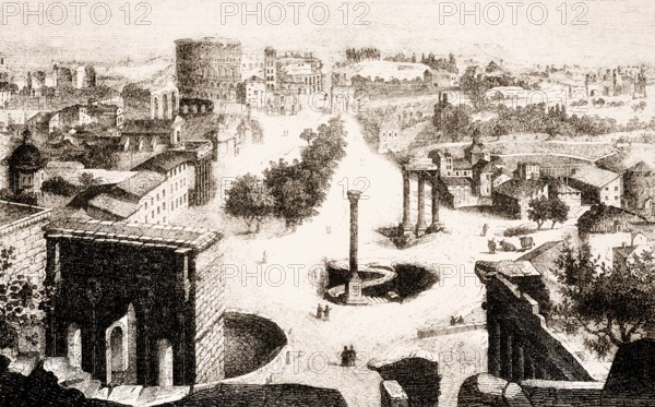 City-scape of Ancient Rome