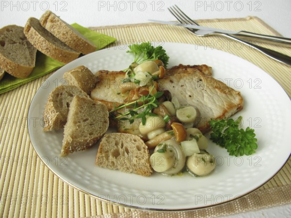 Mushroom salad with mushroom salad minutes