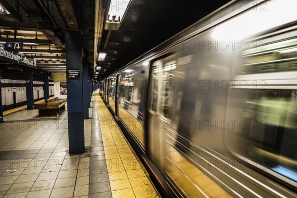New York subway image. Shooting Location: New York, Manhattan