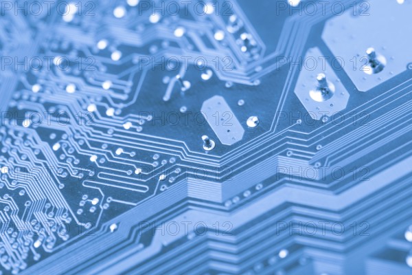 Microchip close up background for technology design
