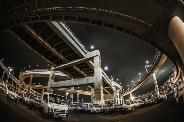 Bayshore Route Daikoku Junction (Tsurumi-ku, Yokohama City). Shooting Location: Yokohama-city kanagawa prefecture