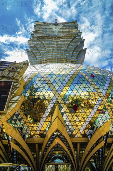 Grandris Bore and Macao cityscape. Shooting Location: Macao Special Administrative District
