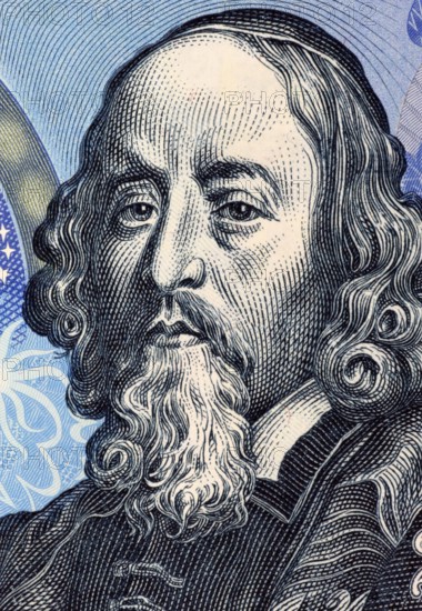 John Amos Comenius (1592-1670) on 20 Korun 1988 Banknote from Czechoslovakia. Czech teacher, educator and writer