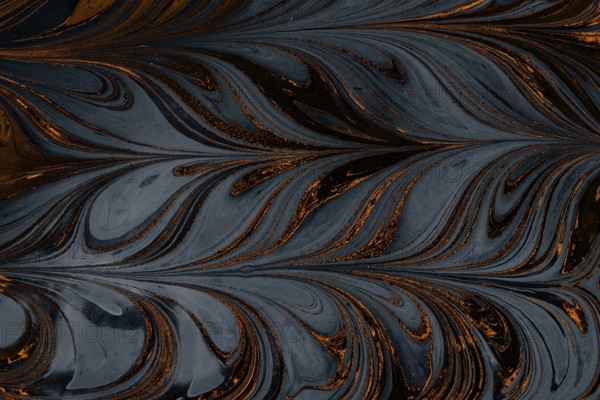 Abstract marbling floral pattern for fabric, tile design. background texture