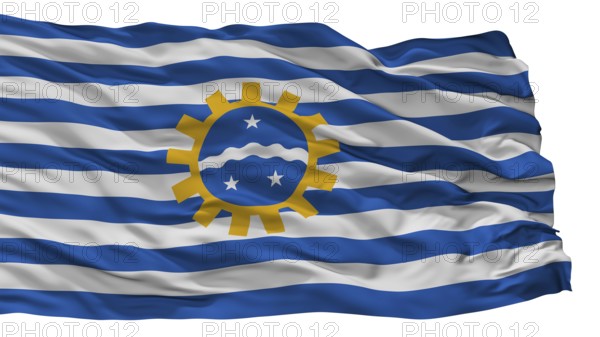 Sao Jose Dos Campos City Flag, Country Brasil, Isolated On White Background