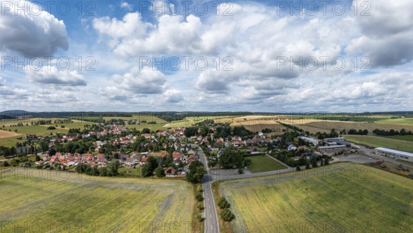 Aerial photograph Siptenfelde Harz City of Harzgerode