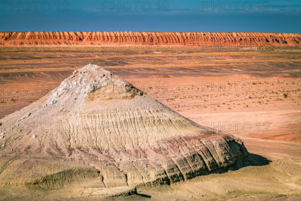 Landscape formation of Shar canyons. Gobi-Altai province, Mongolia, Asia