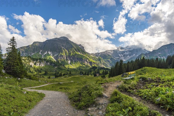 Fantastic hike in the beautiful Lechquellen Mountains - Warth-Schröcken - Bregenzerwald in Vorarlberg