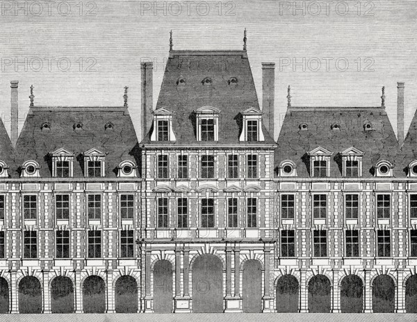 Pavillon de la Reine, Place des Vosges, Paris, France, 19th century, Europe