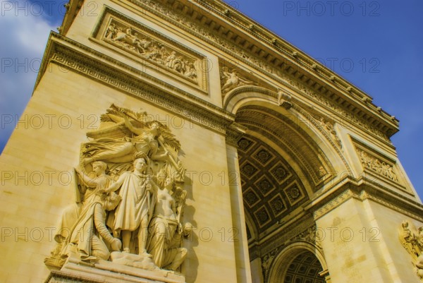 Etoile Arc de Triomphe (France Paris). Shooting Location: France, Paris