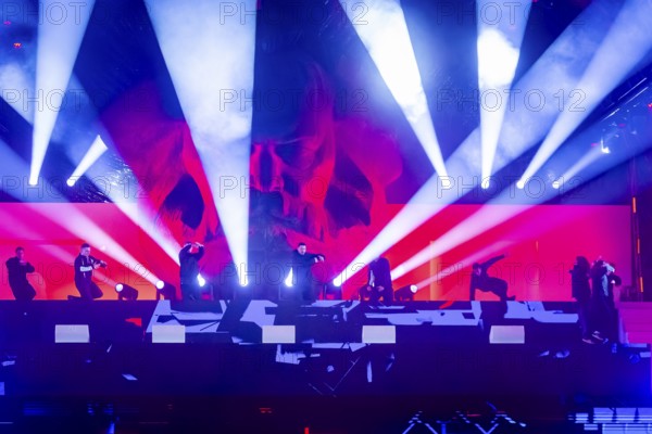 Opening party for the European Capital of Culture, with 80, 000 guests and several stages, Chemnitz, Saxony, Germany, Europe