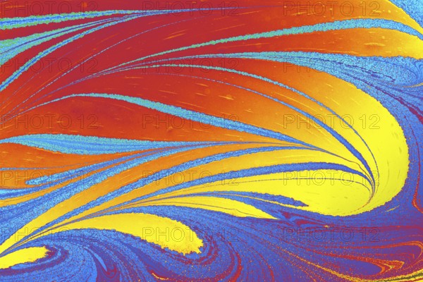 Abstract creative marble pattern texture. Traditional art of Ebru marbling