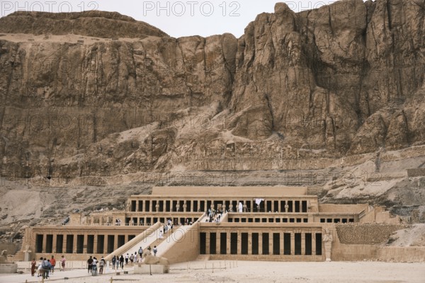 Mortuary Temple of Hatshepsut at Deir el-Bahari, western bank of Nile River opposite Luxor, Upper Egypt