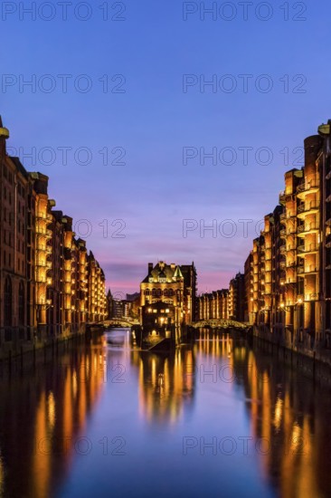 The Speicherstadt in Hamburg, city of Warehouses