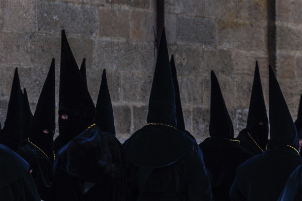 Zamora, Spain, April 7, 2023: Easter procession float during the Easter Week processions in Zamora, Europe