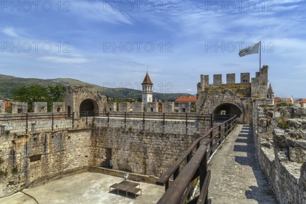 Kamerlengo is a castle and fortress in Trogir, Croatia. It was built by the Republic of Venice. Courtyard