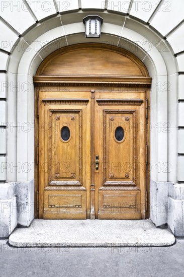 An image of an old door in Bern Swiss