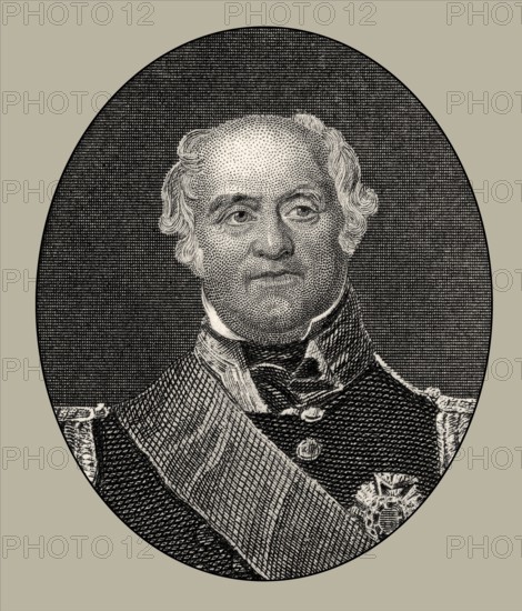 Vizeadmiral Sir Thomas Masterman Hardy, 1. Baronet, 1769-1839, Offizier der Royal Navy
