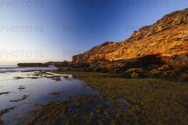 The idyllic Number Sixteen Beach at sunset in Rye, Victoria, Australia, Oceania